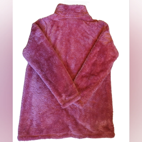 NWOT Zenana Outfitters pink zip up through collar ultra plush & soft side pocket - Picture 2 of 10